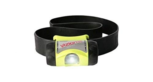 Underwater Kinetics 3AAA VIZION-I Headlamp, Woven Band