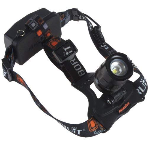 WindFire® Zoomable CREE 2000Lm XM-L T6 L2 5 Modes Headlamp with Adjustable Base Rechargeable Lamp Headlight Bicycle Light with AC Charger and USB Interface for Charging CellPhones Tablet Power Bank and Other Digital Devices for Camping, Cycling