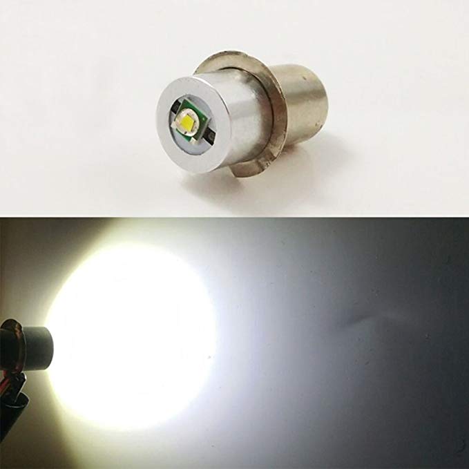 1/2/5pcs P13.5S 3W 6-24V 200LM LED Replacement Bulb Upgrade for Torch Flashlights Lantern Tooling Light