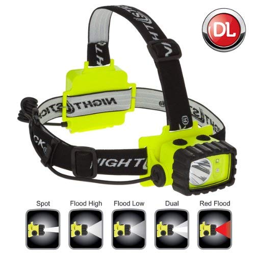 Nightstick XPP-5456G Intrinsically Safe Permissible Dual-Light Multi-Function Headlamp, Green