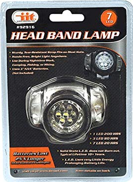 Illinios Industrial Tool JMK 7 LED Head Band Lamp, Grey