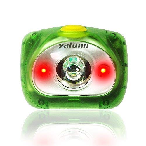 Yalumi LED Headlamp Spark Dual, Lightweight 2.7 oz, for camping, running and hiking, 3 Energizer Batteries Included, Water resistantup to 90-Meter, Advanced Optics, 1.5X Brightness, Long Battery Life