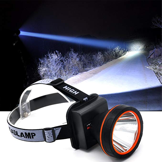 Anlook LED Super Bright Headlamp Rechargeable Torch Outdoor Headlight for Camping Hunting Fishing Flashlight Hunting Headlamp