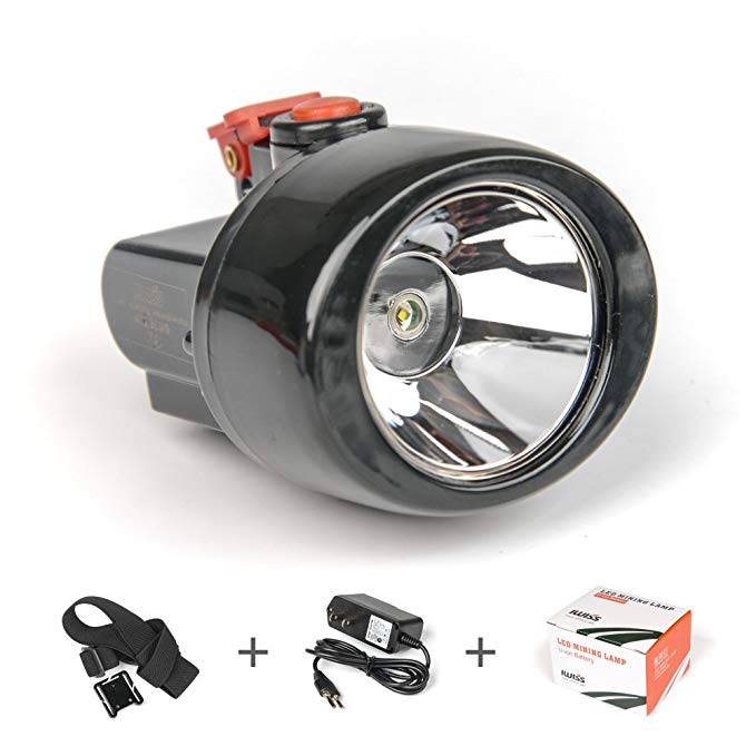 IWISS Wireless LED Mining Light Head Lamp for Miner Camping Hunting Fishing with 3W CREE LEDs