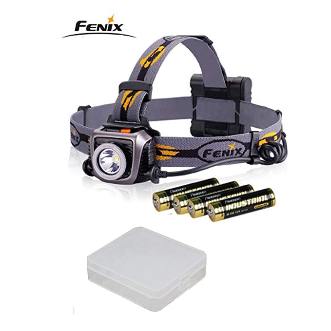 2015 NEW Fenix HP15 UE Cree XM-L2 LED Headlamp 900 Lumens LED Headlight Flashligh with 4x AA Batteries