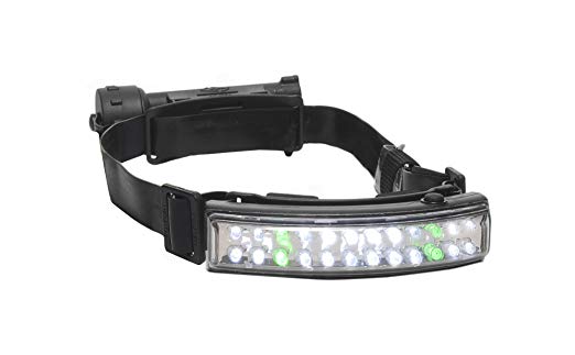 FoxFury 400-FF417-5 Performance Intrinsic Tasker-Fire White/Green LED Helmet Light, 50 Lumens