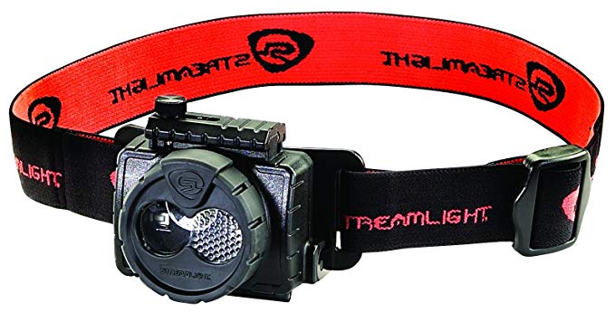 Streamlight 61608 Double Clutch Alkaline Headlamp, Black - 125 Lumens