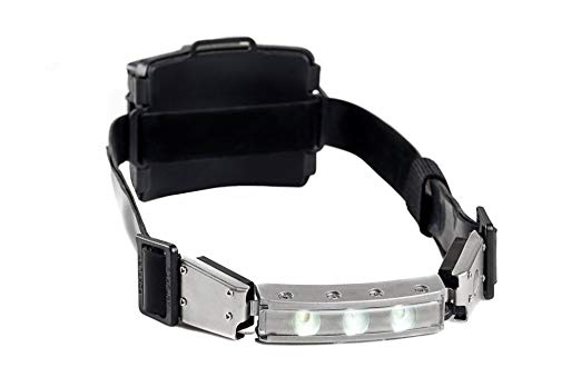 FoxFury 480-006 Discover Fire LED Helmet Light/Headlamp with Silicone Strap, 120 Lumens