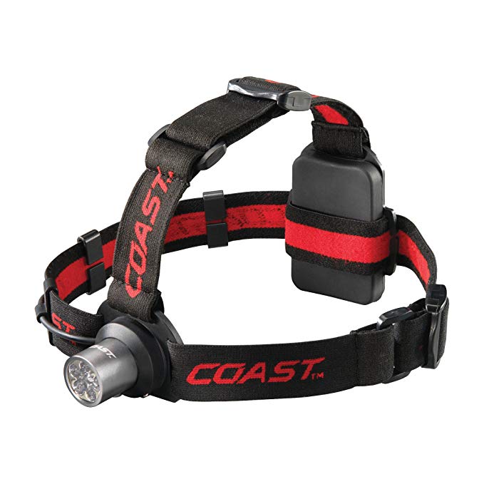 HL5 175 Lumen Utility LED Headlamp with Hinged Beam Adjustment and Hardhat Compatibility