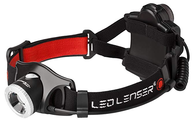 LED LENSER H7R.2 Rechargable LED Headlamp, Black/Red [Brightness 300 lumens / lit 60 hours] OPT-7298 [Japan genuine]