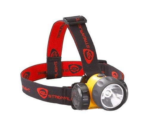 Streamlight 61200 3AA HAZ-LO Headlamp, Yellow - 120 Lumens