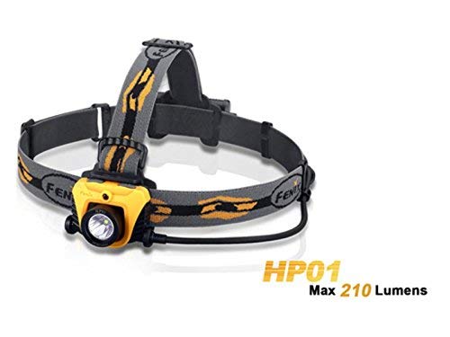 Fenix Flashlights HP01 210-Lumen Headlamp, Yellow