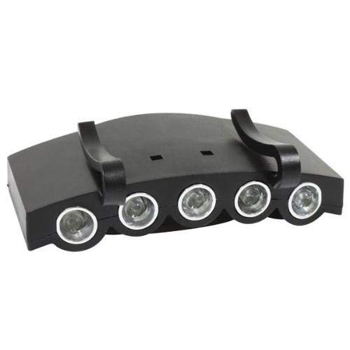 5 LED Fishing Camping Head Light Head Lamp LED Cap Light Camp Light (500LM,2x 2032)