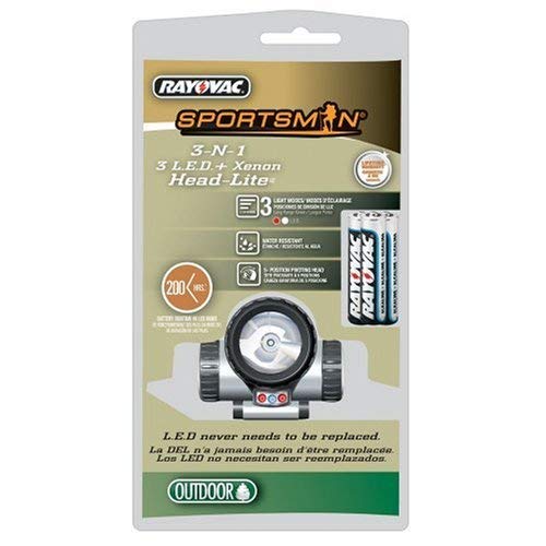 Rayovac SPHLTLED 3-in-1 LED Head-Lite