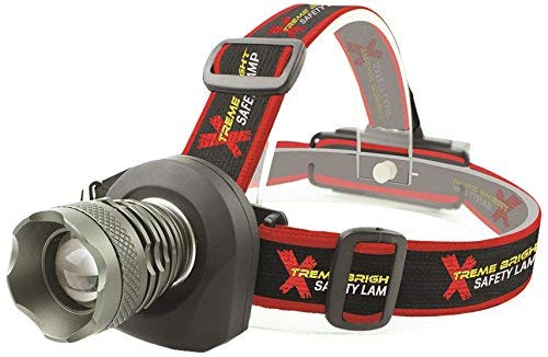 Xtreme Bright Safety Headlamp - Great Addition to Camping & Hiking Equipment - Reliable LED Flashlight or Portable Work Light