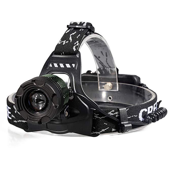 ShineTool High Performance Ultra Bright LED Headlamp 3 Modes LED Flashlight Headlight 18650 Battery & Charger Included