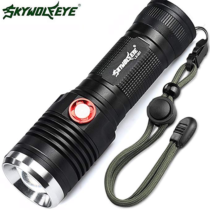 8000 Lumens Waterproof CREE XM-L2 U2 LED 3 Modes 26650/18650 USB Rechargeable Flashlight Torch