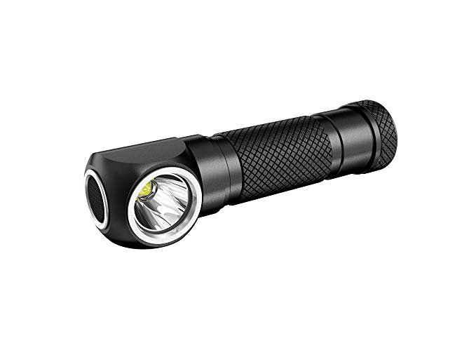 NITECORE SRT7 960 lumen (Option: Black or Gray) Smart Ring Tactical LED Flashlight w/ Color LEDs, FREE Diffuser, 2x CR123A Batteries and Hoslter