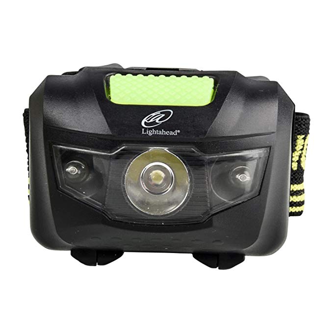 Lightahead LED Super Bright Headlamp Lightweight Waterproof, Hands free, Adjustable 200 Lumen Flashlight Head,Hat,Cap Helmet Lamp for Camping Hiking Cycling Fishing and More