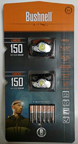 Bushnell Multi-color Headlamp 2 Pack