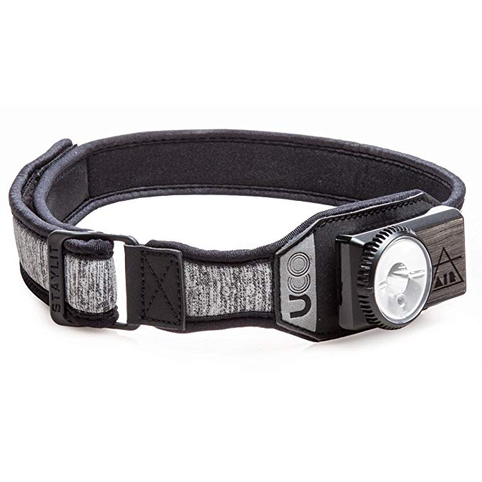 UCO Air 150 Lumen Lightweight Rechargeable LED Headlamp with Variable Brightness Dial Control and Adjustable Strap