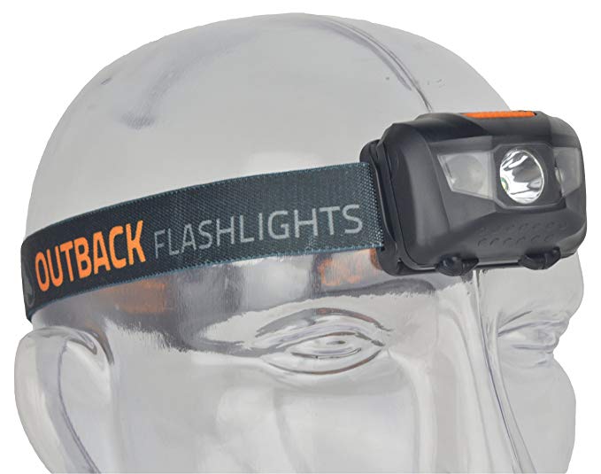 Outback Cobber XL Headlamp 3 Watt LED 110 Lumens Includes 3 AAA Alkaline Batteries