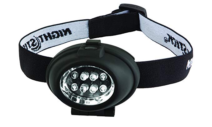 Bayco NSP-2208 Night Stick 8 LED Headlamp, Black